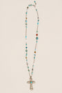 Lisa Marie Jewelry Turquoise, Abalone, MOP, Citrine Long Necklace