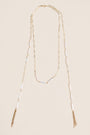 Lisa Marie Jewelry Keshi Pearls, Chain Dangling Long Necklace