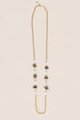 Lisa Marie Jewelry Coin Pearls Long Necklace
