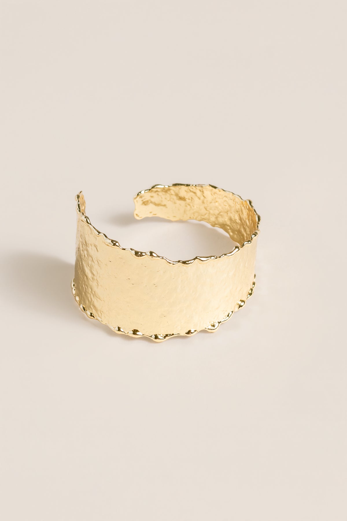 Sherwood Bridge Diamonds Hammered Cuff Bracelet
