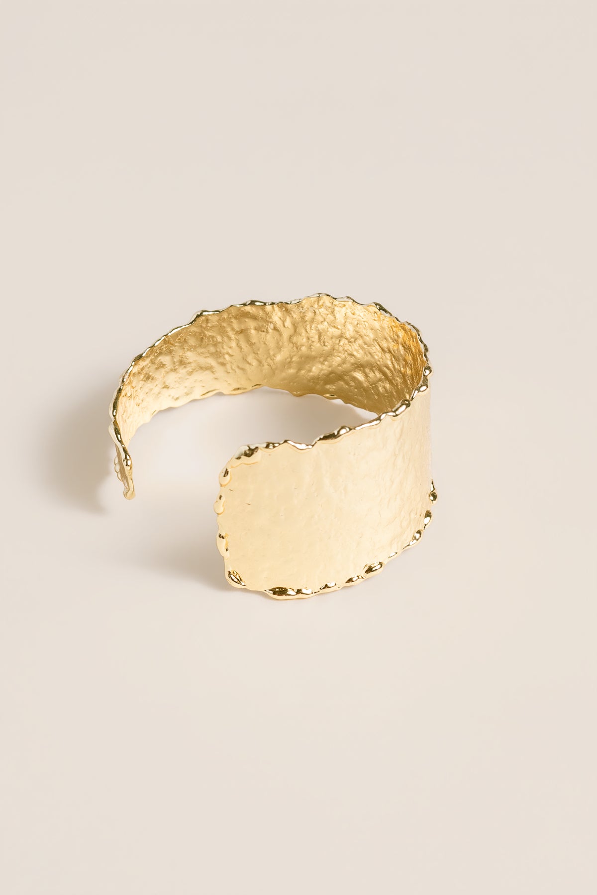 Sherwood Bridge Diamonds Hammered Cuff Bracelet