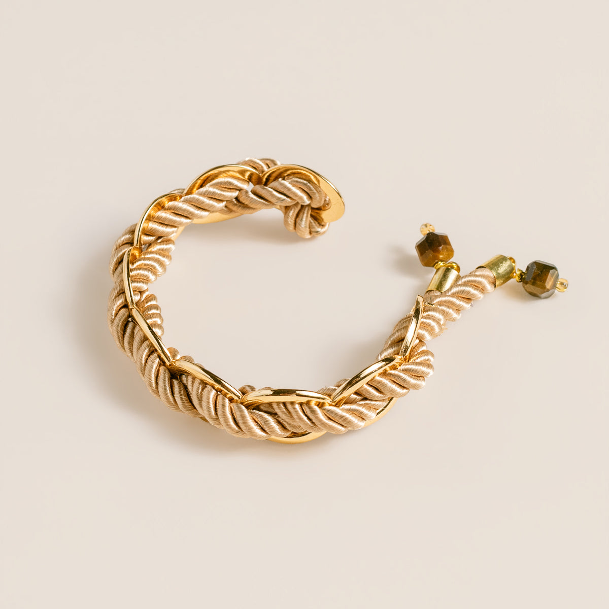 Sherwood Bridge Diamonds Rope Cuff Bracelet