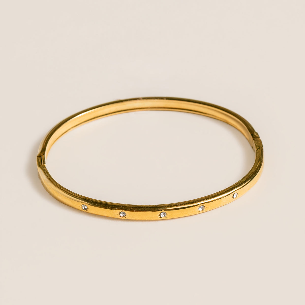 Sherwood Bridge Diamonds Thin CZ Bangle