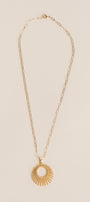 Paperclip Sunburst Necklace