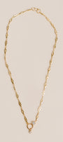 Dainty Circle Figure Eight Necklace