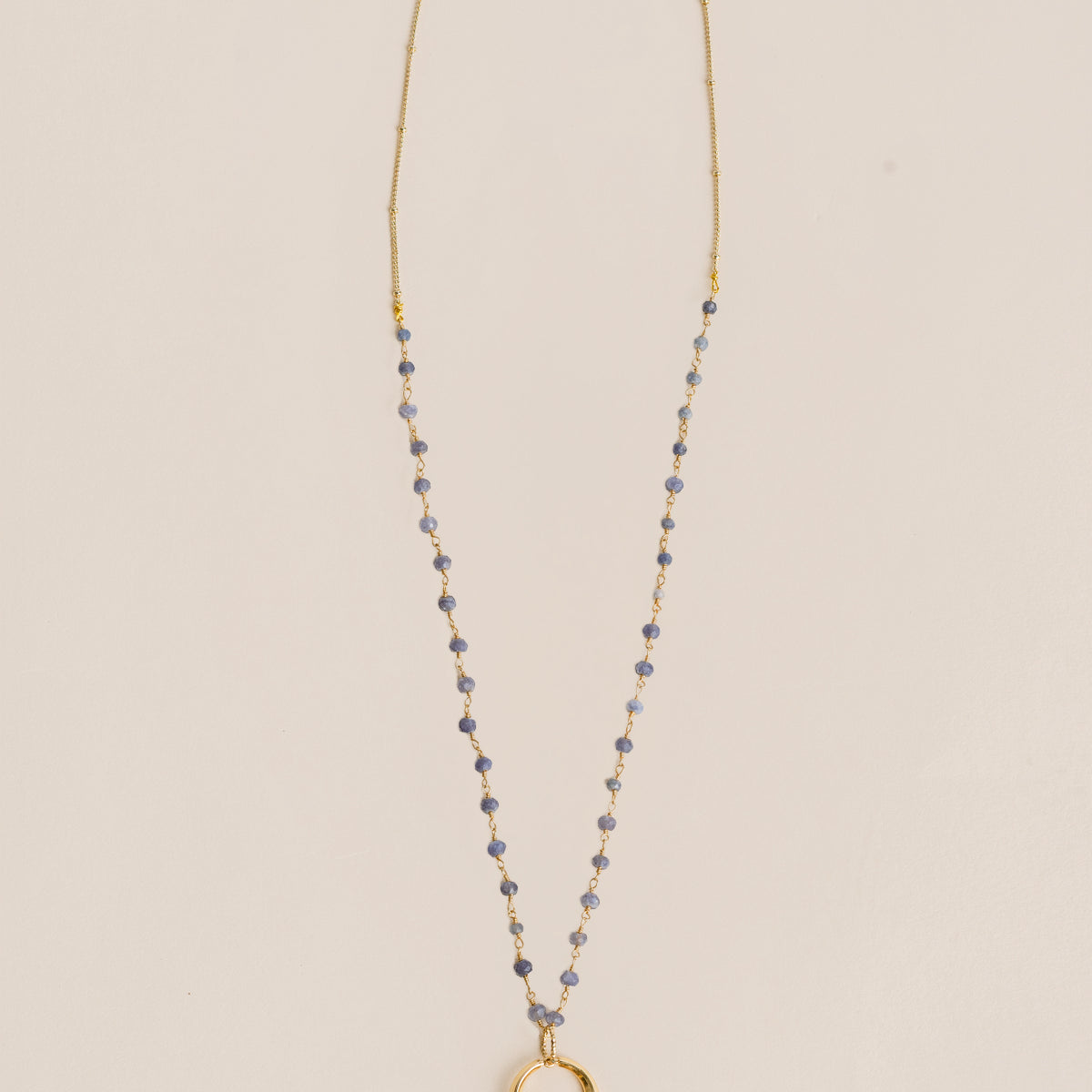 Sapphire Charm Necklace