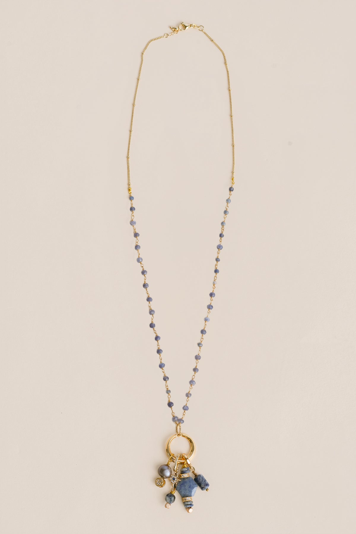 Sapphire Charm Necklace