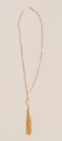 Moonstone Tassel Necklace