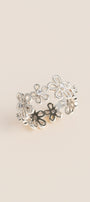 Silver Dainty Flower Band
