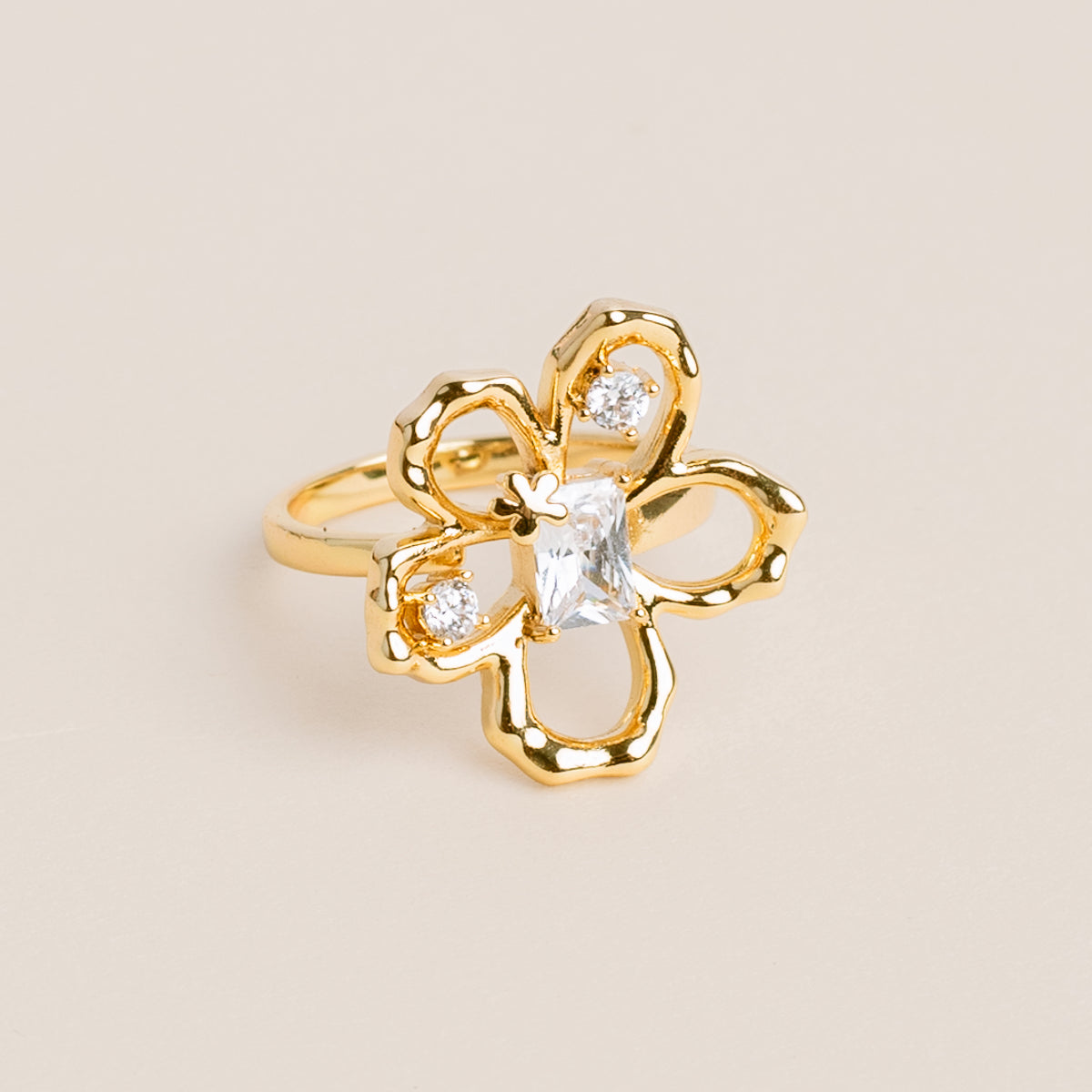 Chunky Flower Ring