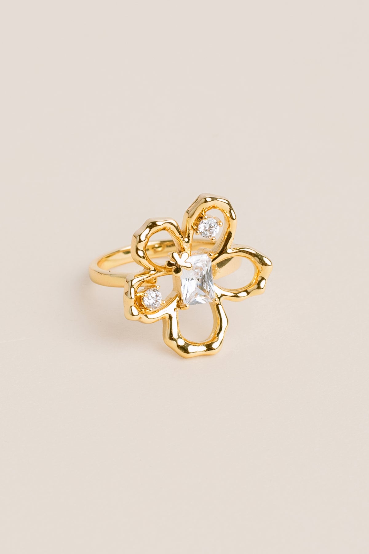 Chunky Flower Ring