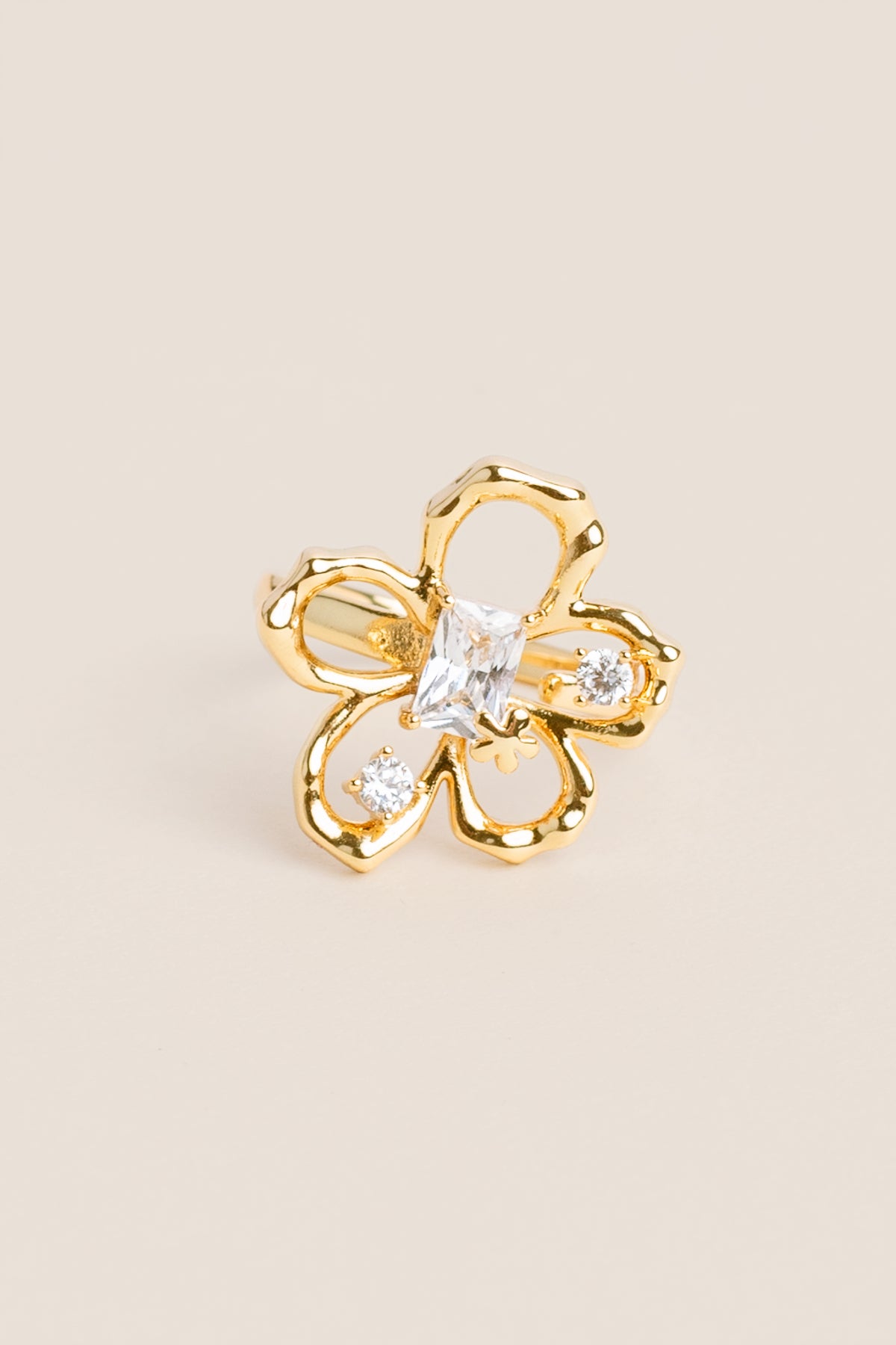 Chunky Flower Ring