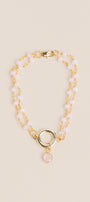 Rose Quartz Double Chain Bracelet