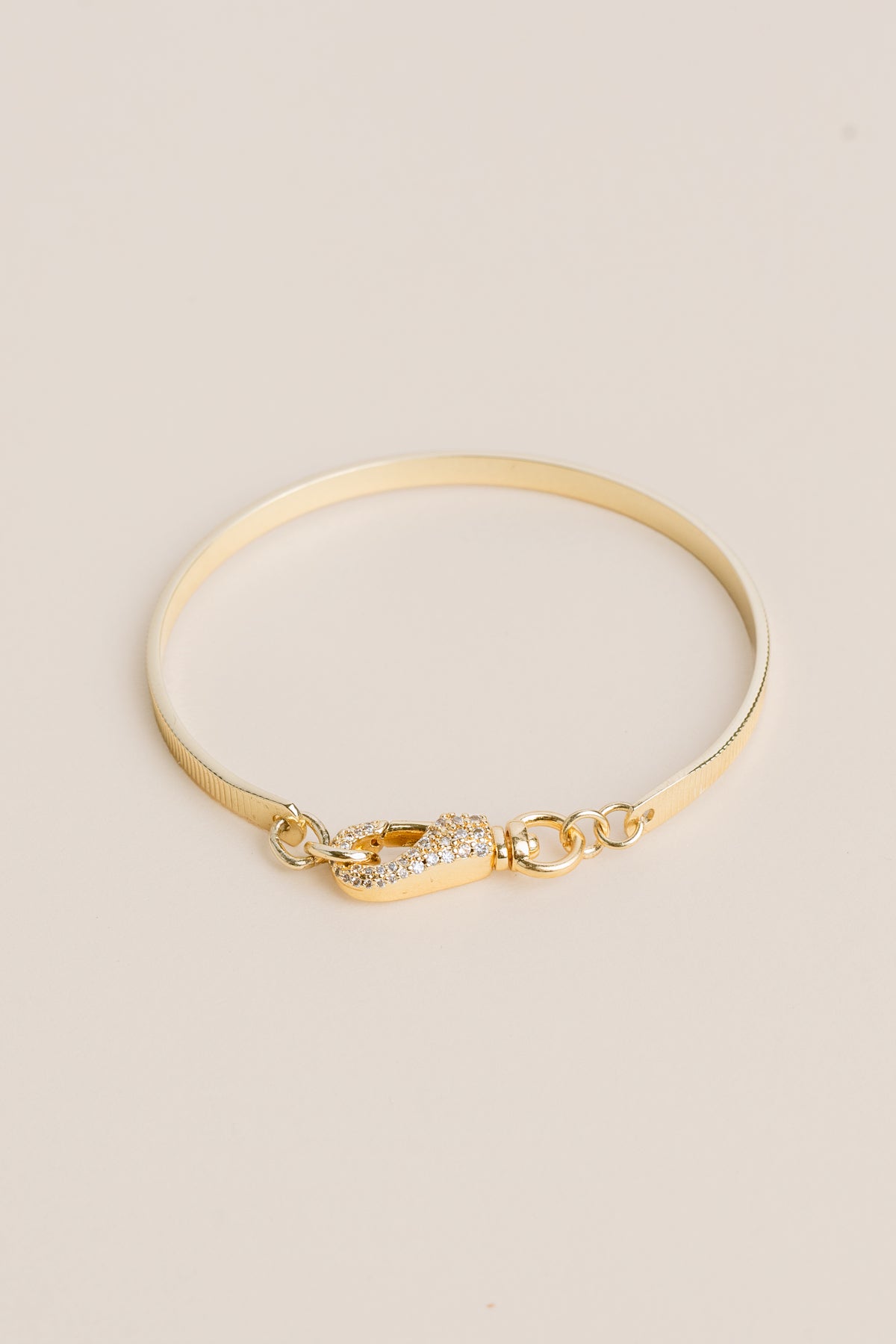 Sherwood Bridge Diamonds Cuff Pave Clasp Bracelet