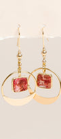Rhodochrosite Earrings