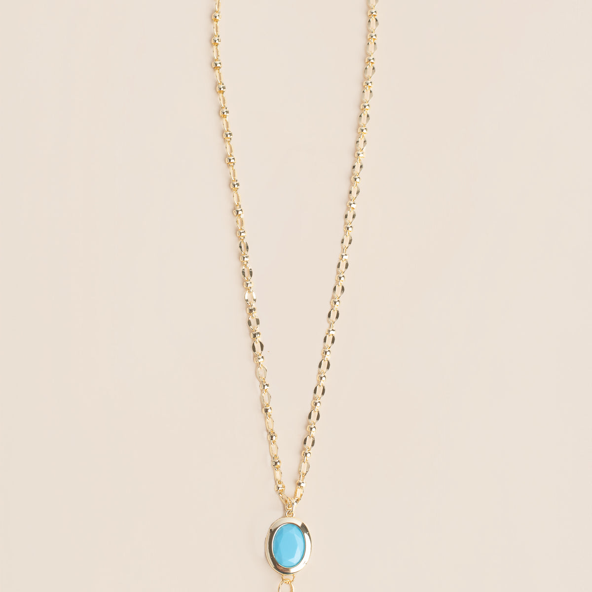 Oval Turquoise Necklace