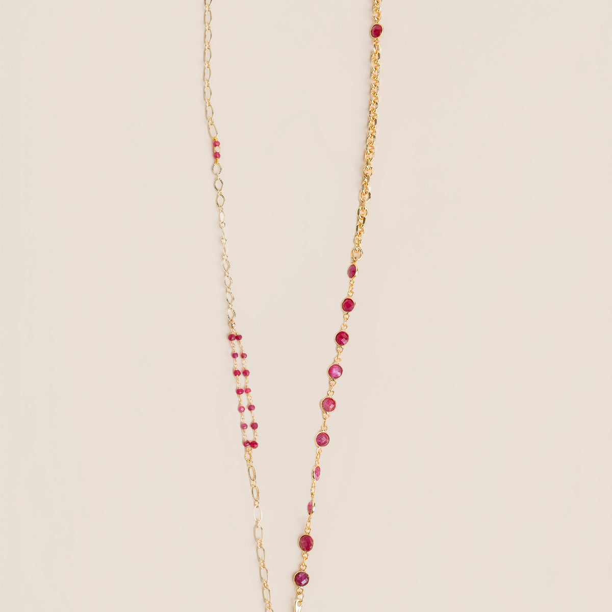 Sherwood Bridge Diamonds Ruby Necklace