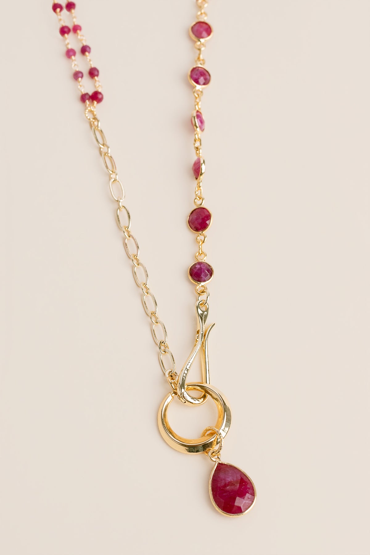 Sherwood Bridge Diamonds Ruby Necklace