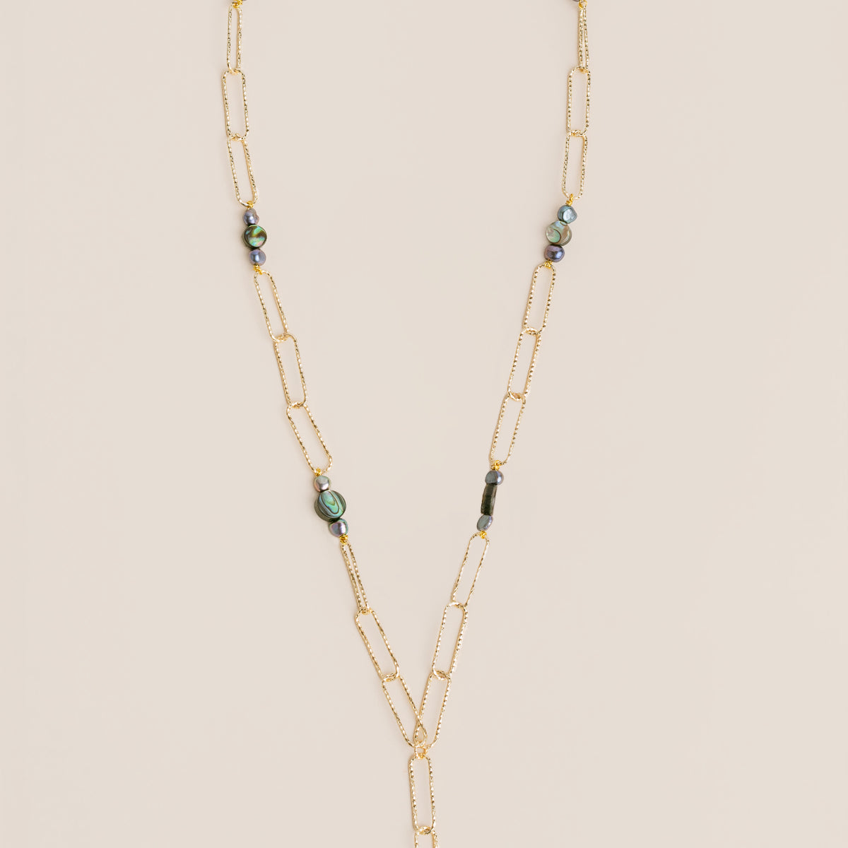 Abalone Gold Necklace