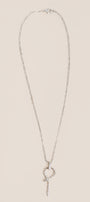 Paperclip Snake Necklace