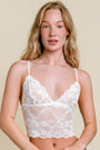 Honeydew Riot Lace Cami