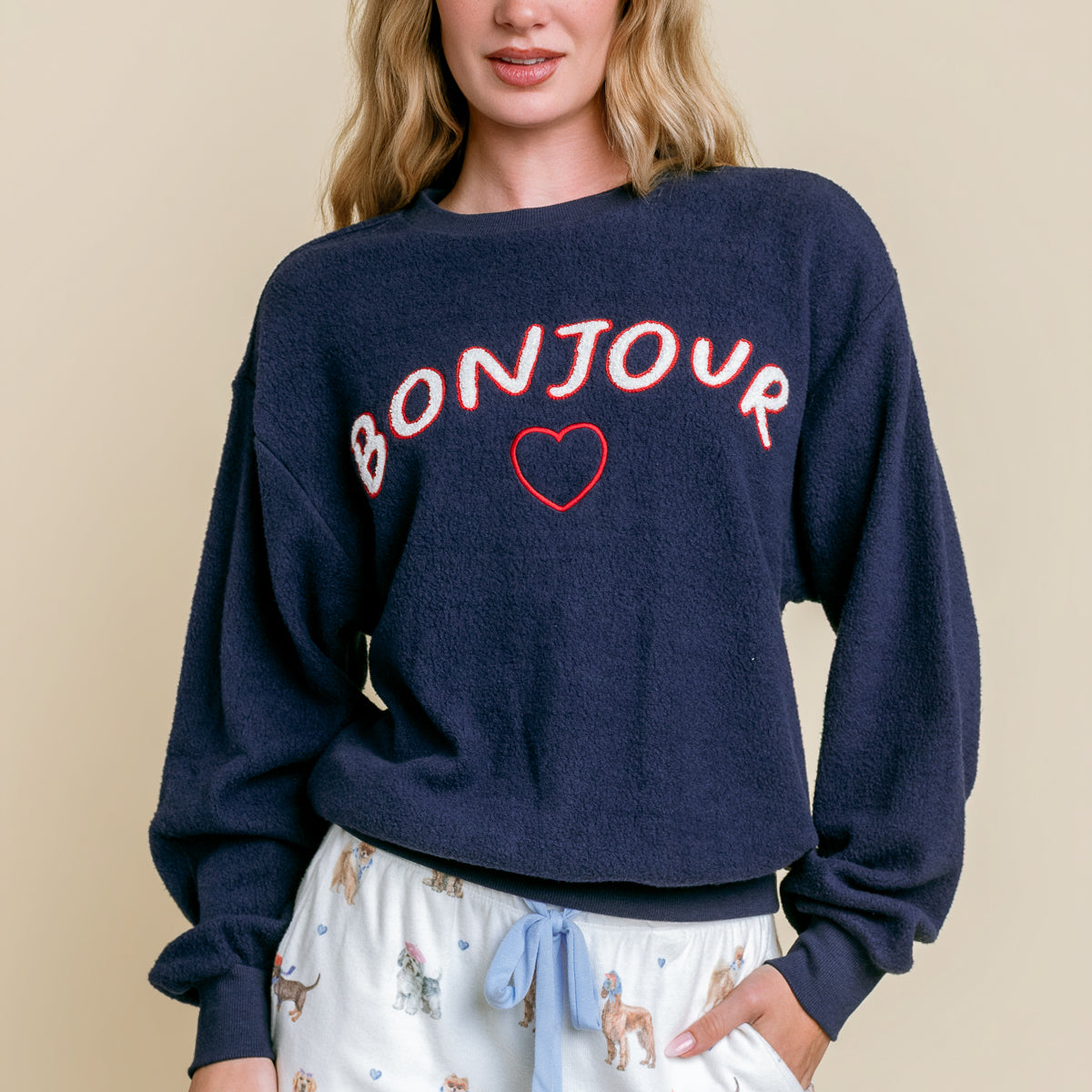 Bonjour Babe Boucle Sweater