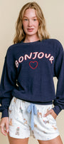 Bonjour Babe Boucle Sweater