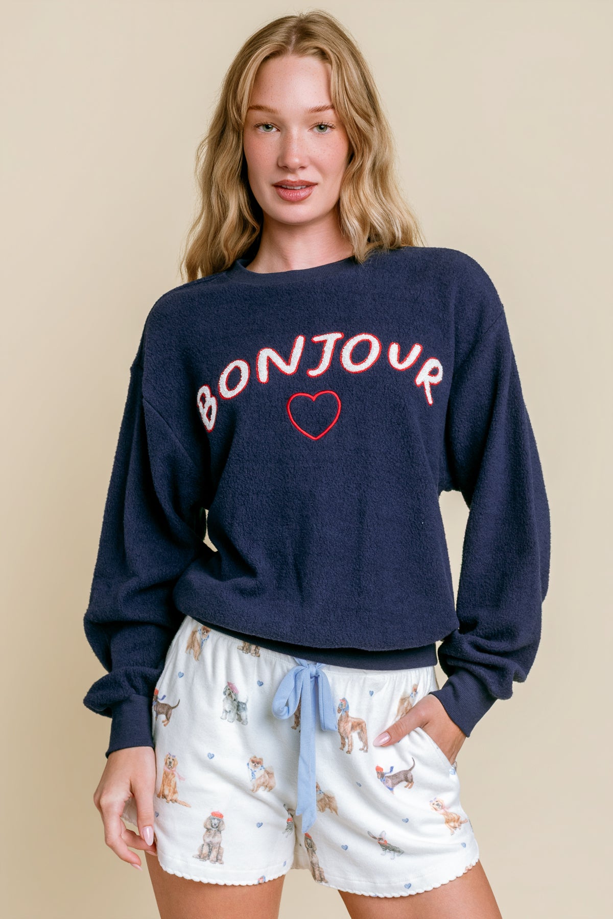 Bonjour Babe Boucle Sweater