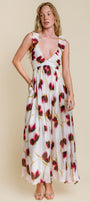 Emery Ruffled Bias Maxi