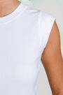 Michael Stars Rhea Power Shoulder Tee