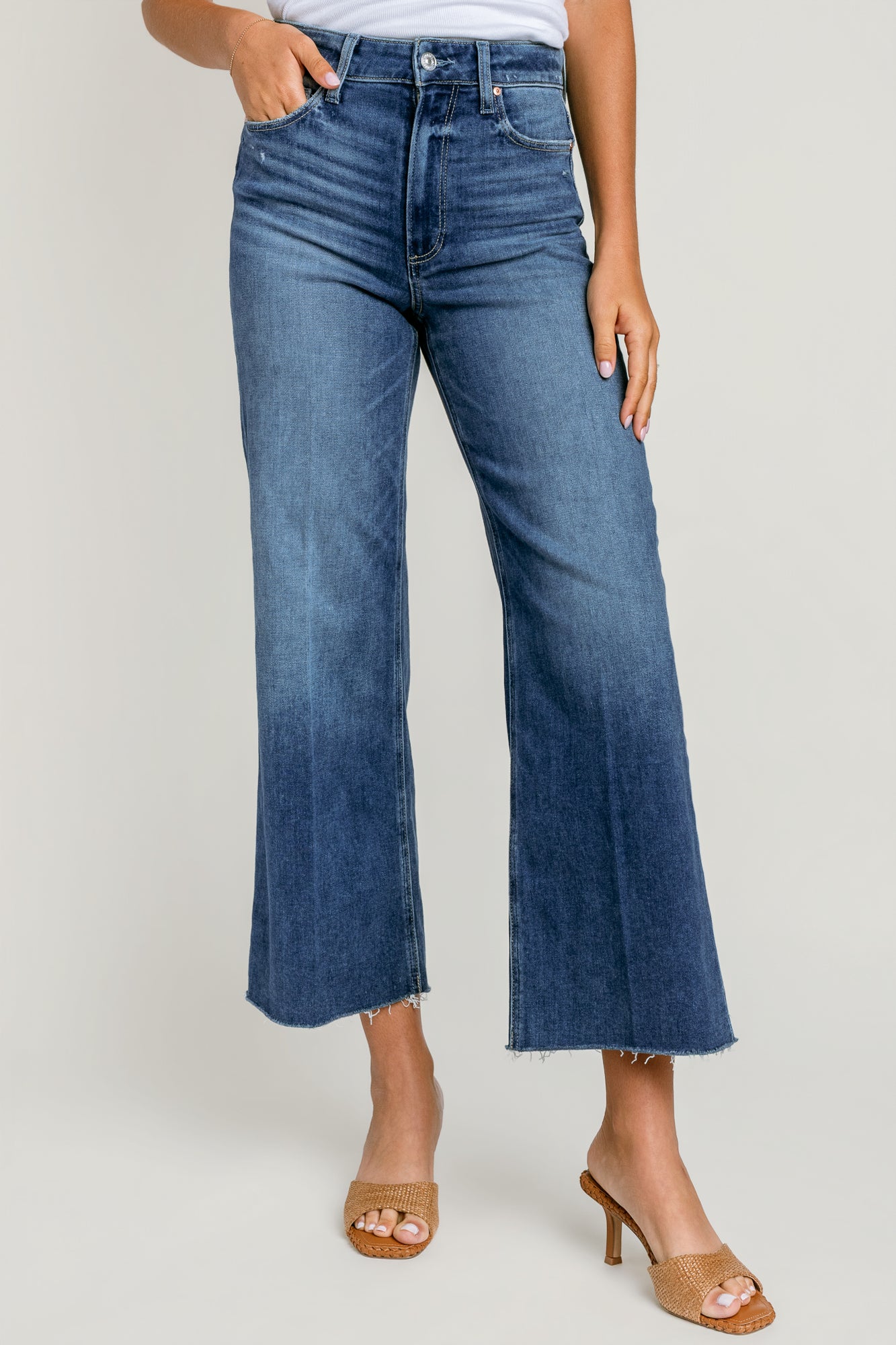 PAIGE Anessa Wide Leg Crop