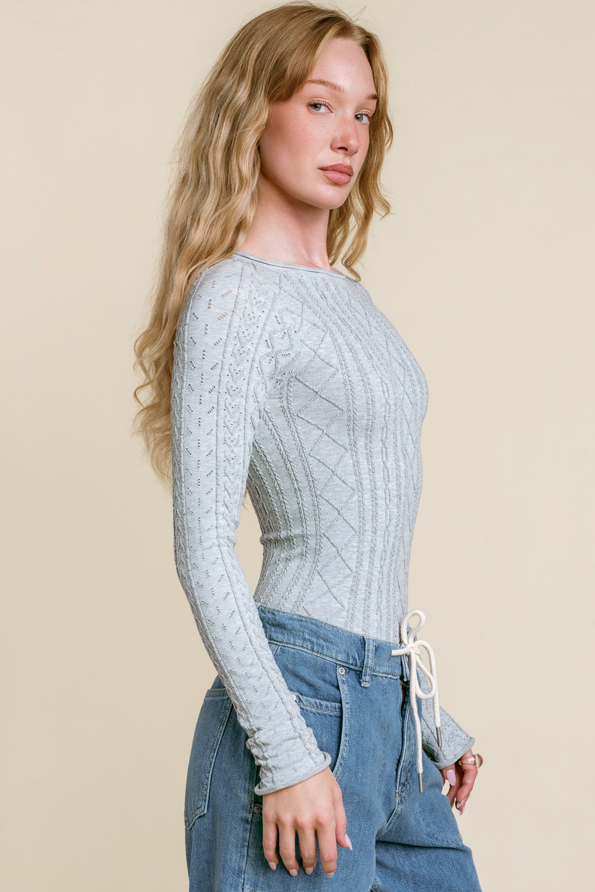 Free People So Soft Seamless Cable Top