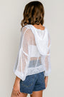 Milio Milano Crochet Knit Pullover Hoodie