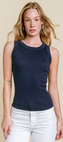 Michael Stars Gina Ribbed Crop Tank