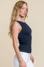 Michael Stars Gina Ribbed Crop Tank