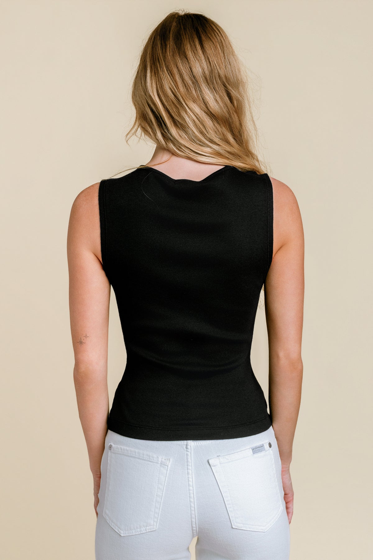 Michael Stars Lune Shirred Front Tank