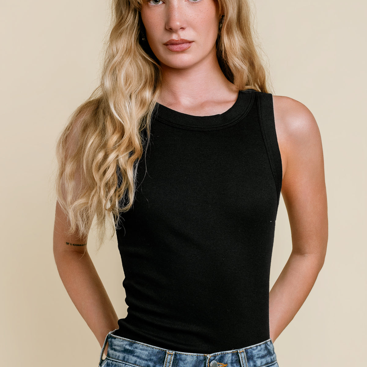 Michael Stars Gina Ribbed Crop Tank