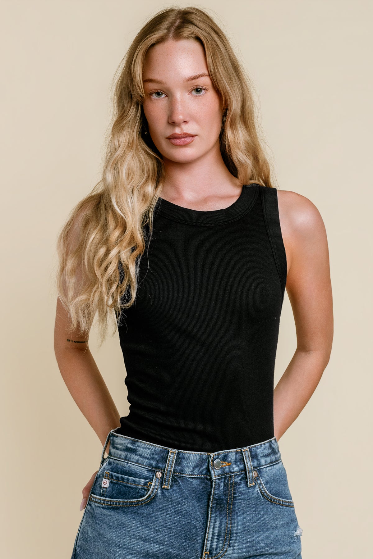Michael Stars Gina Ribbed Crop Tank