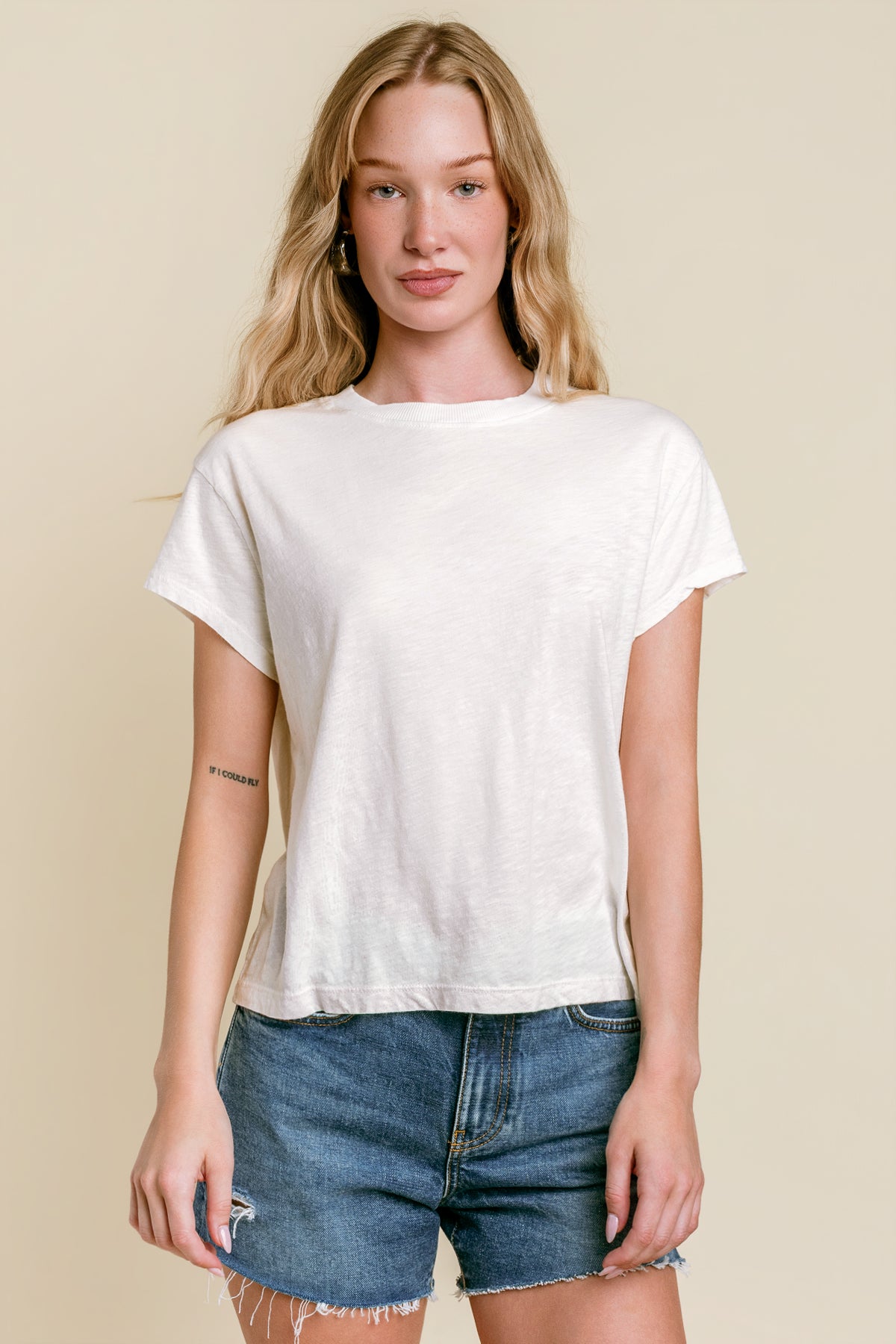 Michael Stars Grayson Cropped Tee