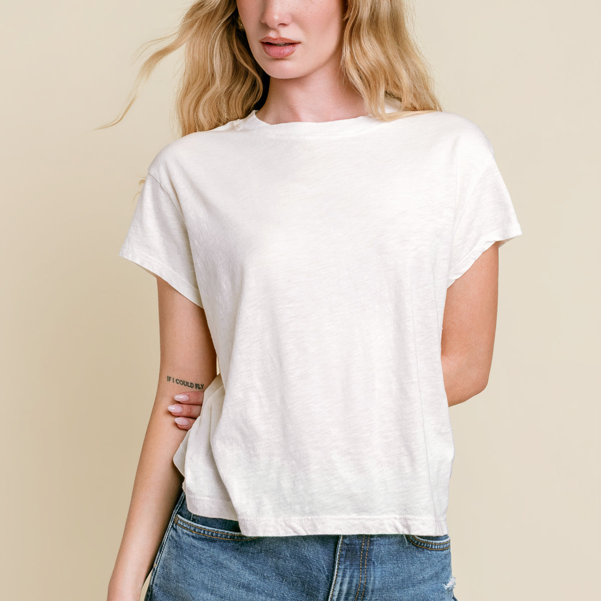 Michael Stars Grayson Cropped Tee