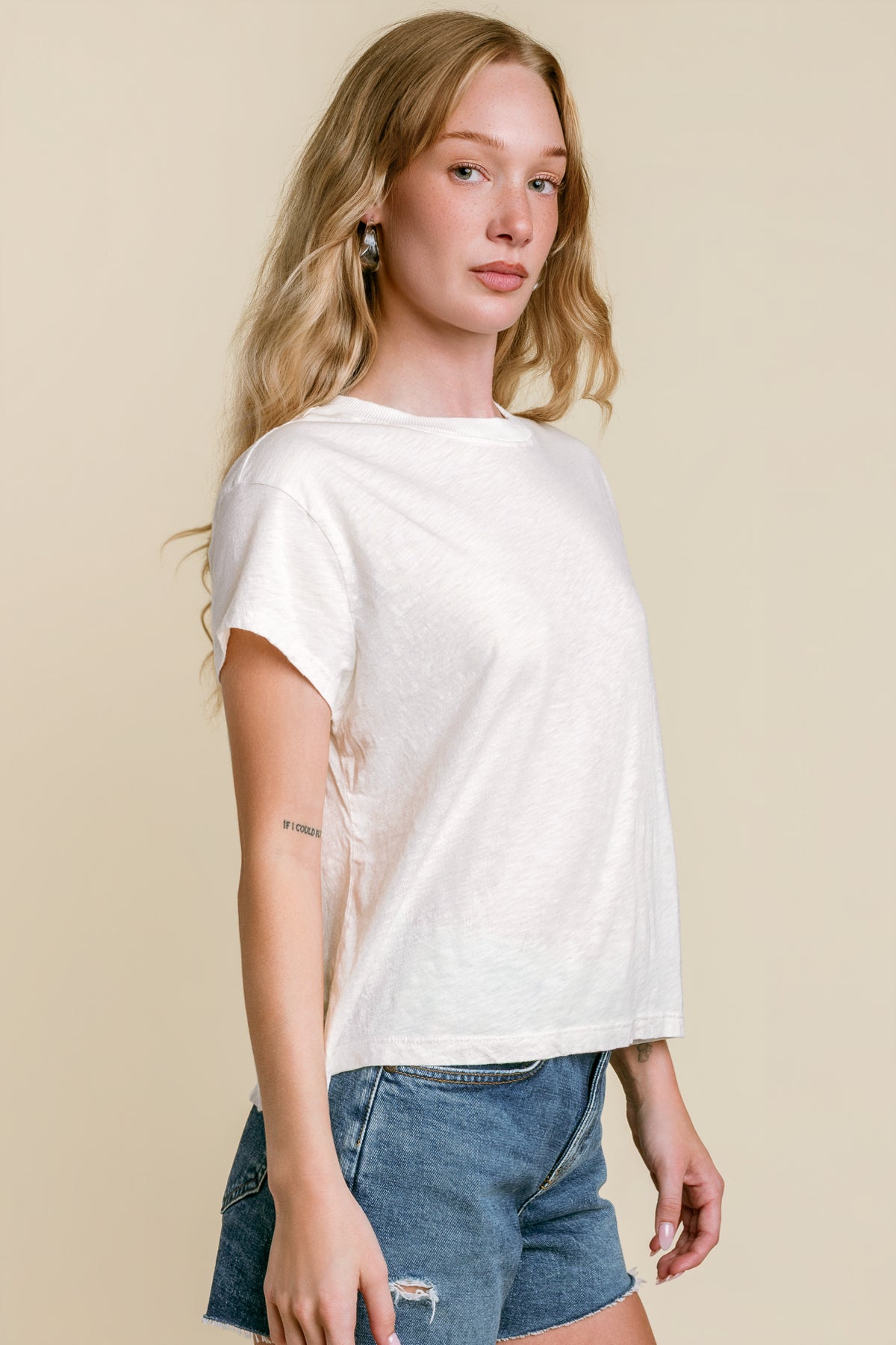 Michael Stars Grayson Cropped Tee