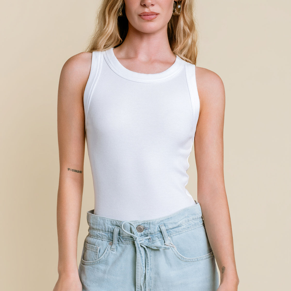 Michael Stars Gina Ribbed Crop Tank