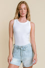 Michael Stars Gina Ribbed Crop Tank