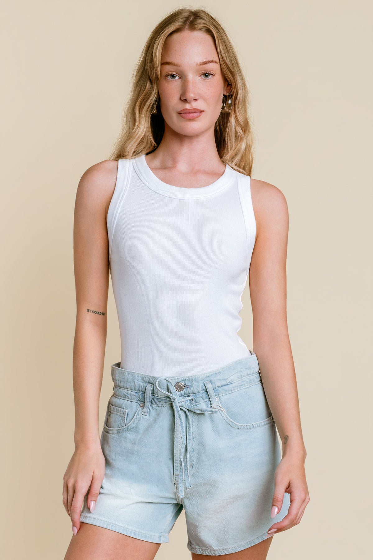 Michael Stars Gina Ribbed Crop Tank