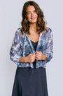 Inizio Sheer Floral Open Jacket