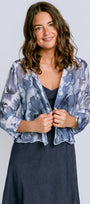 Inizio Sheer Floral Open Jacket