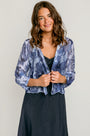 Inizio Sheer Floral Open Jacket