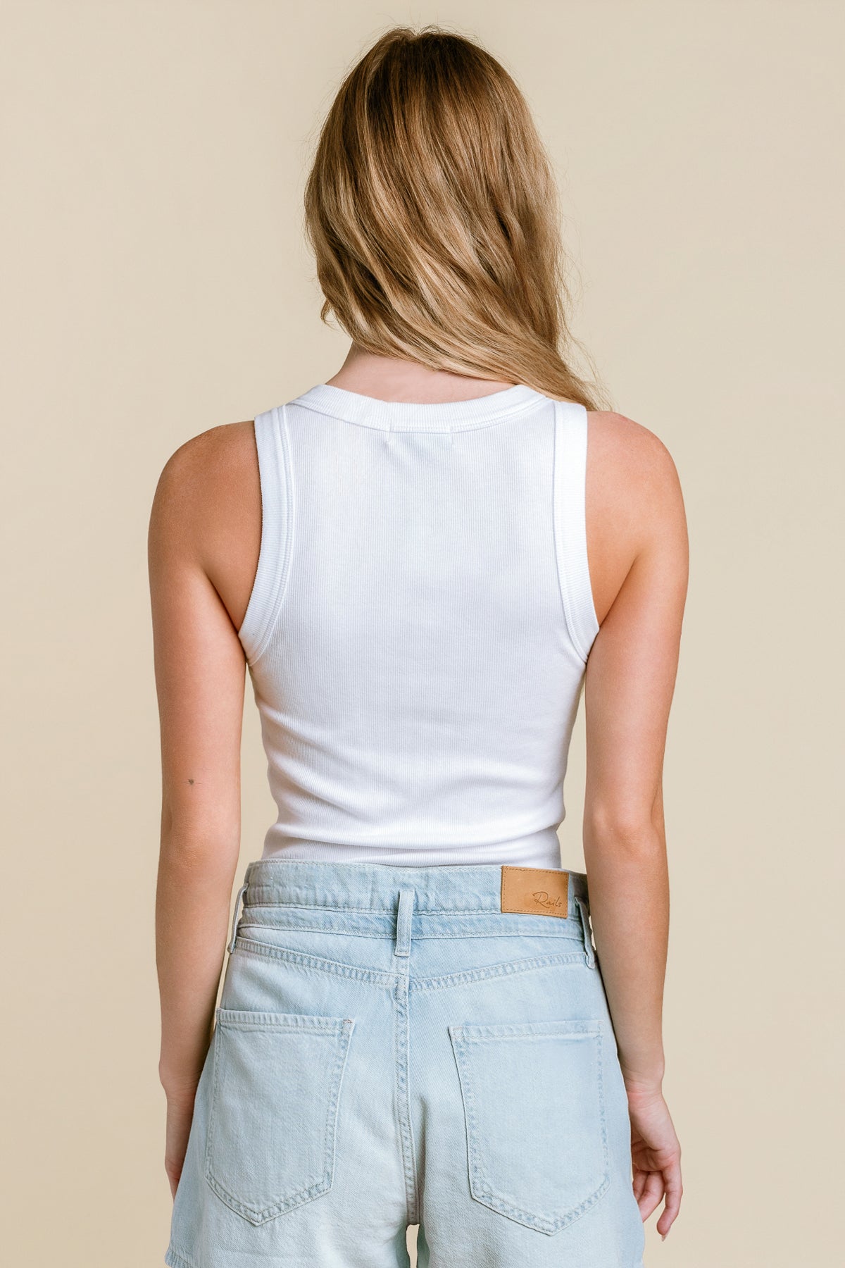 Michael Stars Gina Ribbed Crop Tank