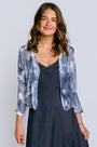 Inizio Sheer Floral Open Jacket