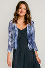 Inizio Sheer Floral Open Jacket